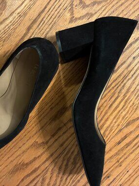 LK Bennett Black Suede Pumps